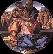 Michelangelo Buonarroti The Holy Family with the Young St.John the Baptist Sweden oil painting artist